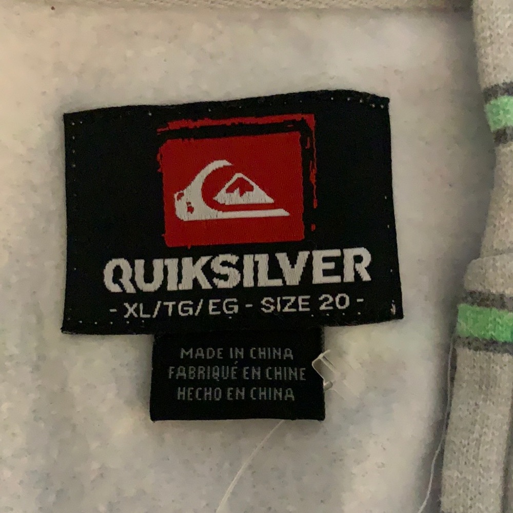 Quicksilver hoodie!